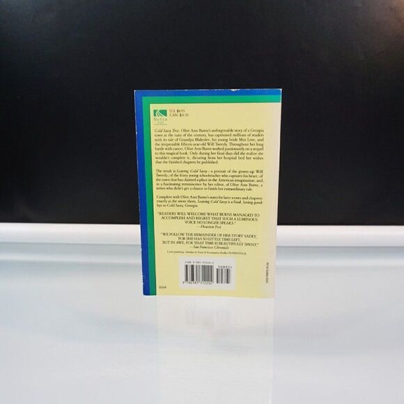 Leaving Cold Sassy The Unfinished Sequel to Cold Sassy by Olive Ann Burns 1992 - Picture 3 of 5